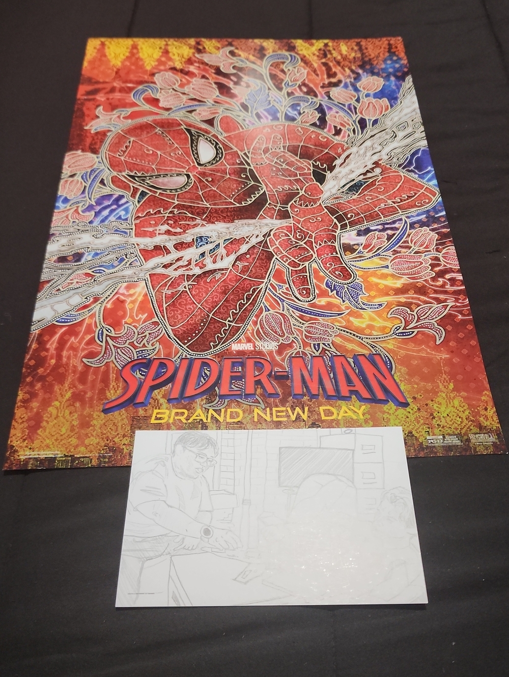 Spider-Man 'Brand New Day' Comic Art Poster - Red